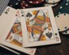 Poker chips and cards