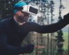 Person Wearing Black Henley Shirt and White Vr Goggles